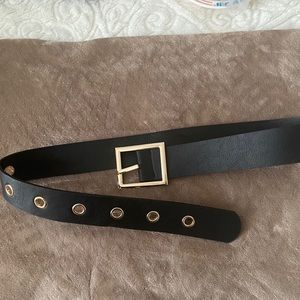 Chunky Black/Gold Belt